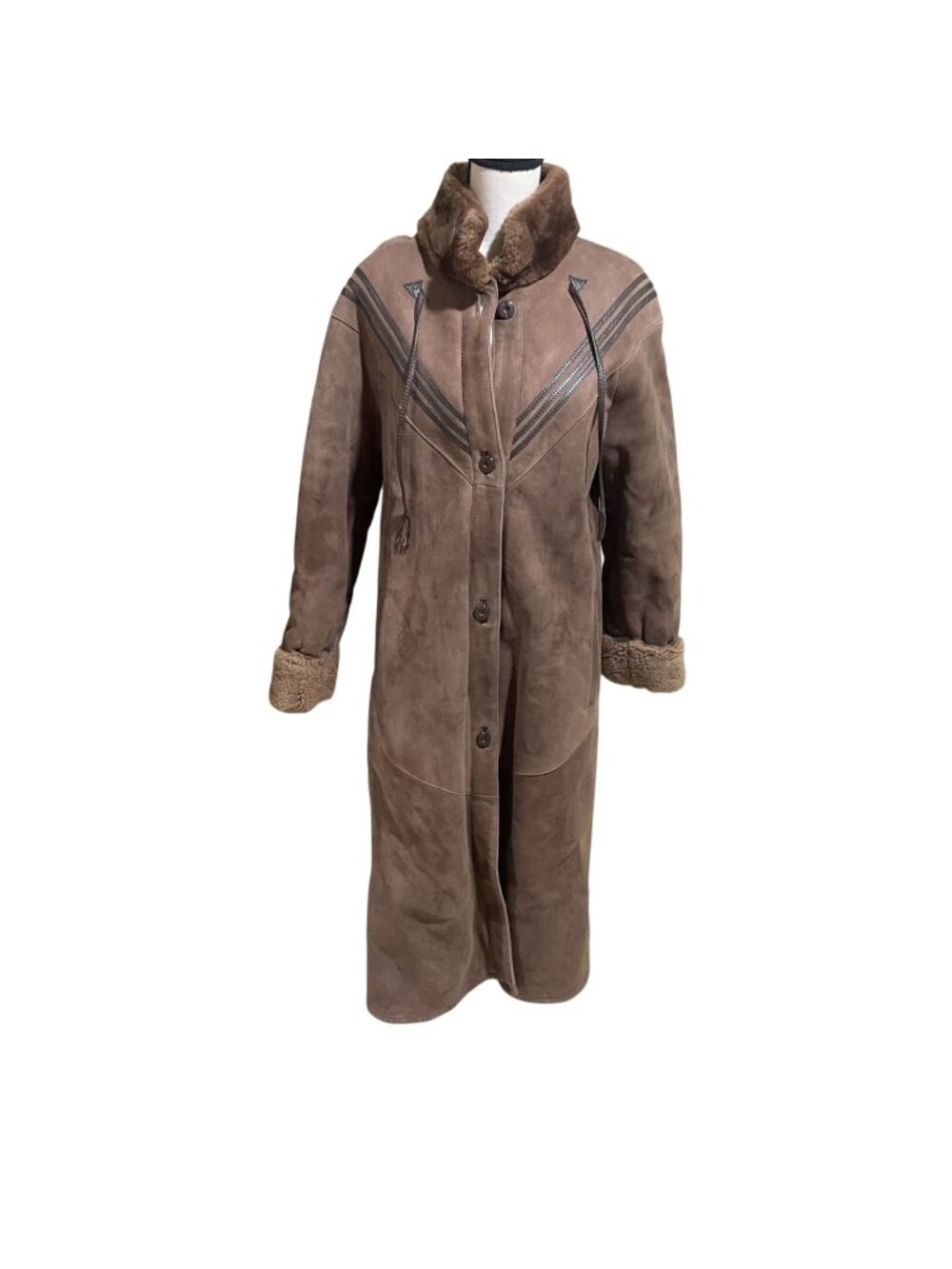 Vintage shearling lambskin coat